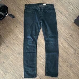 All saints dark navy jeans